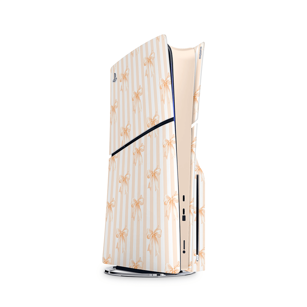 Apricot Bows PS5 Skins
