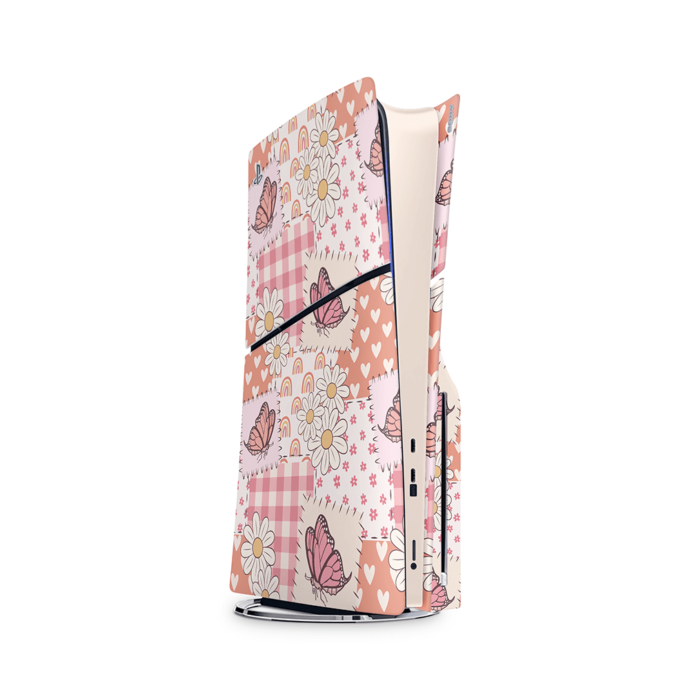 Blush Patchwork PS5 Skins