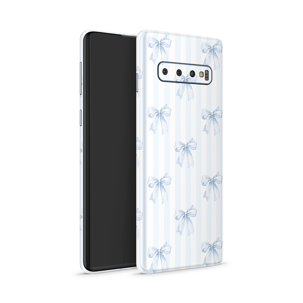 Sky Blue Bows Samsung Galaxy S Skins