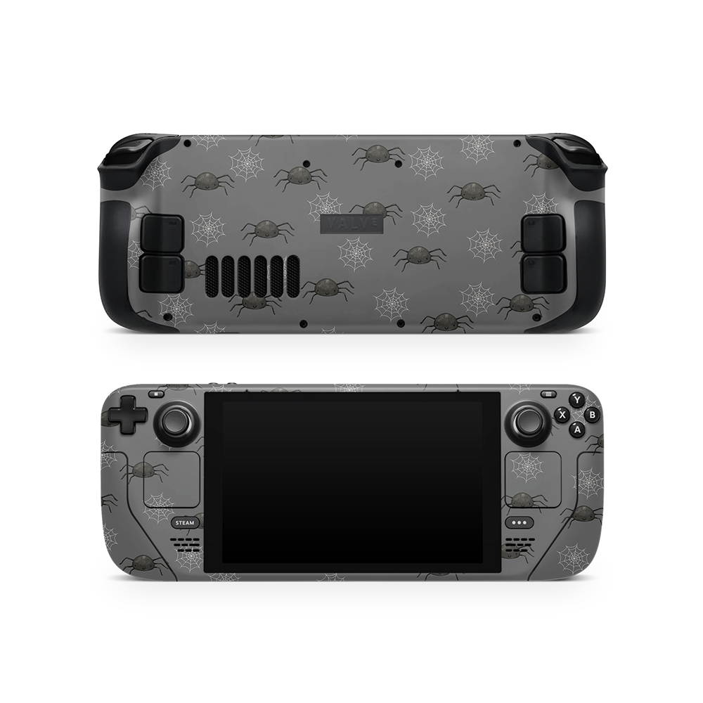 Creepy Crawlies Grey Steam Deck LCD / OLED Skin