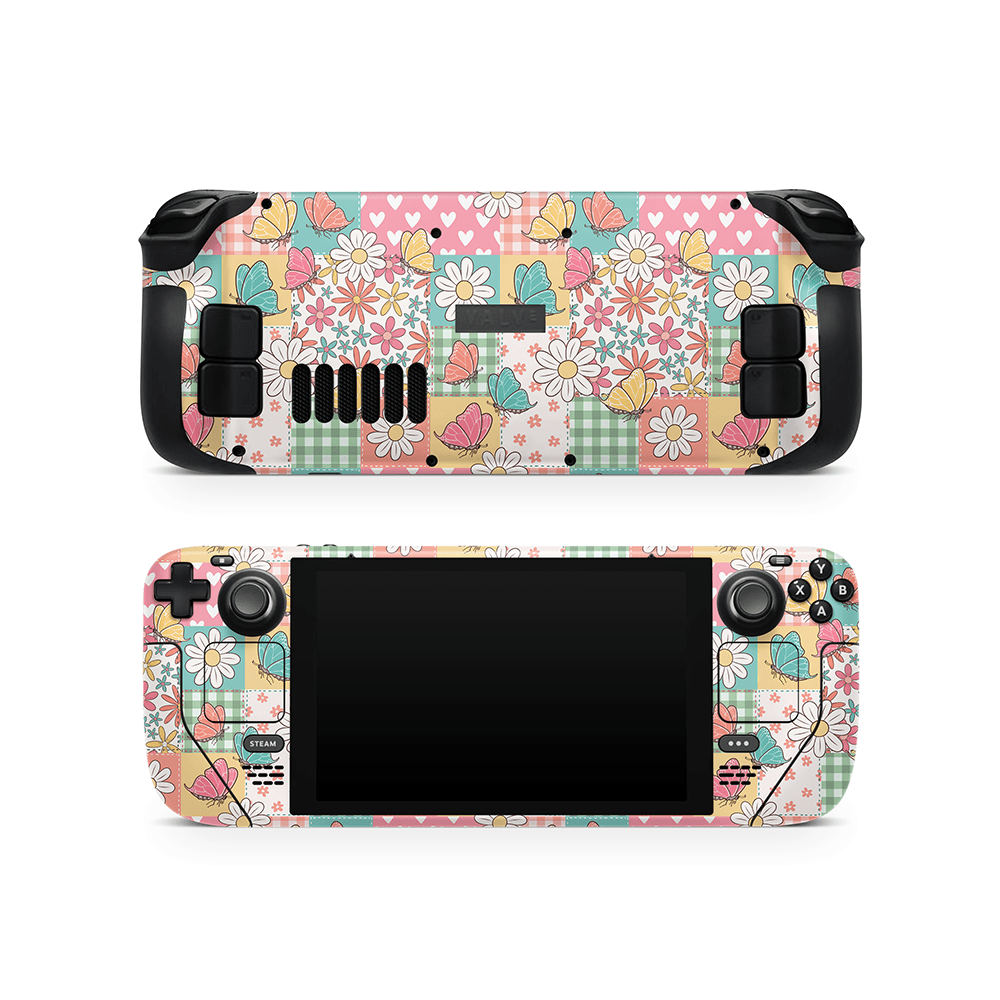 Butterfly Patchwork Steam Deck LCD / OLED Skin