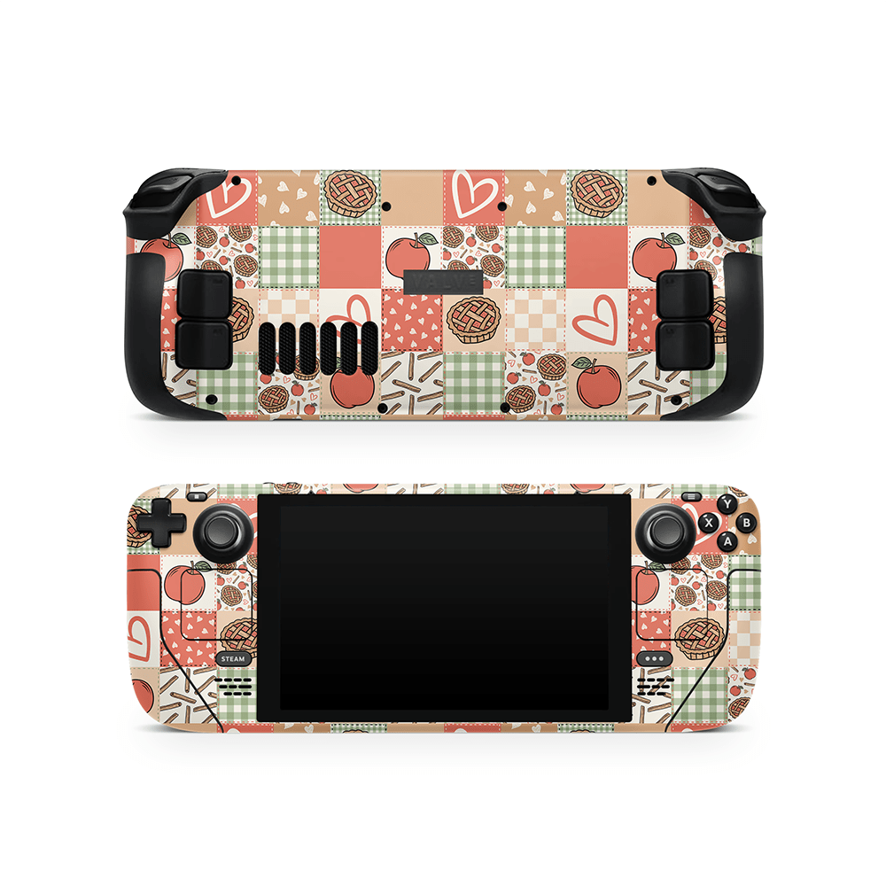 Cozy Pie Patchwork Steam Deck LCD / OLED Skin