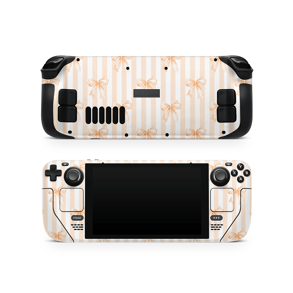 Apricot Bows Steam Deck LCD / OLED Skin
