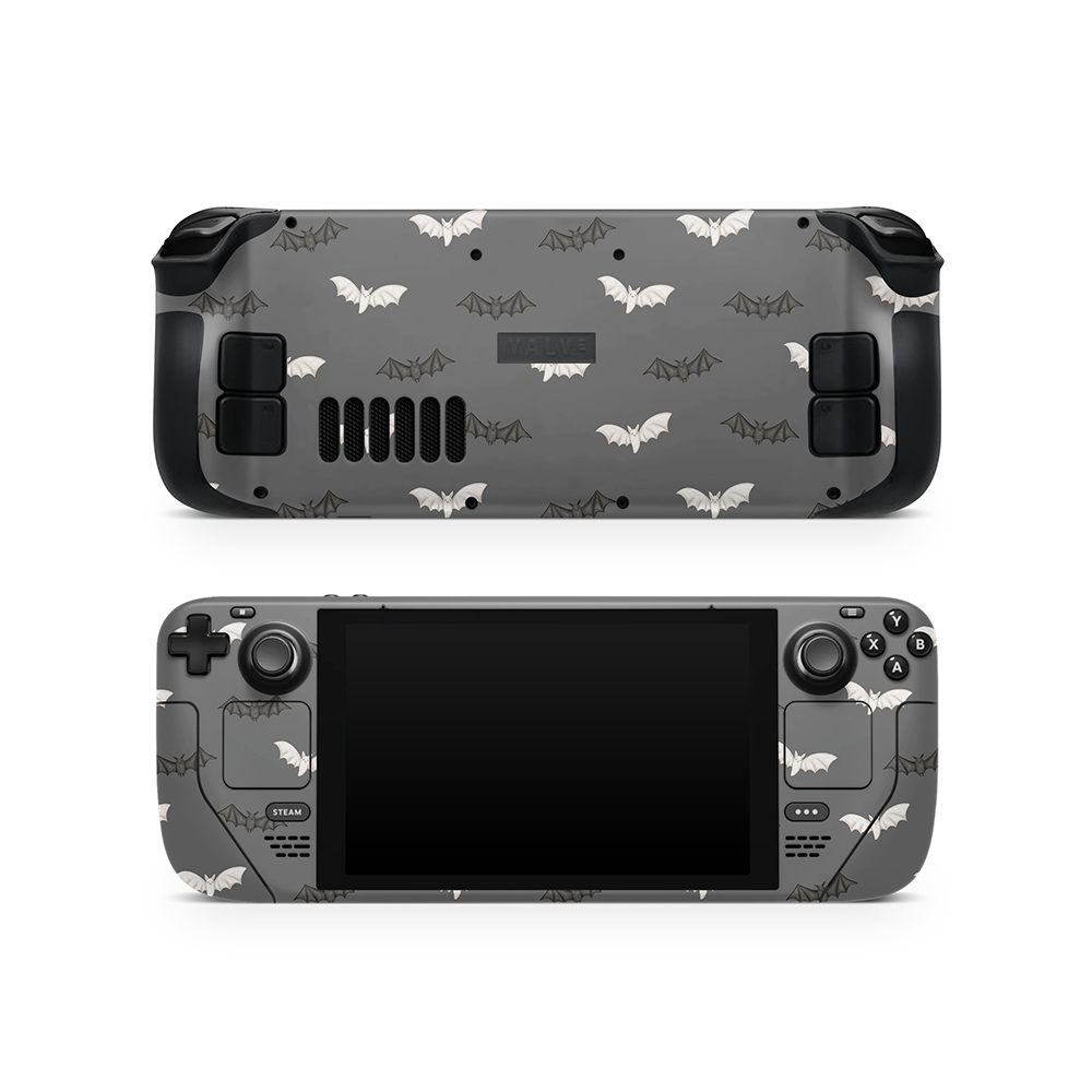 Phantom Bats Grey Steam Deck LCD / OLED Skin