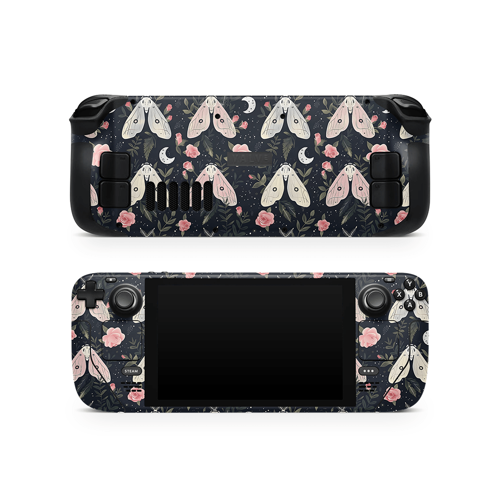 Gentle Moths Steam Deck LCD / OLED Skin