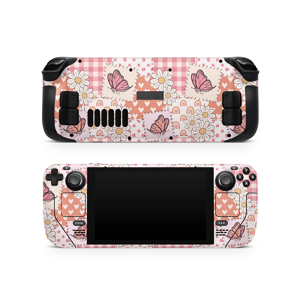Blush Patchwork Steam Deck LCD / OLED Skin