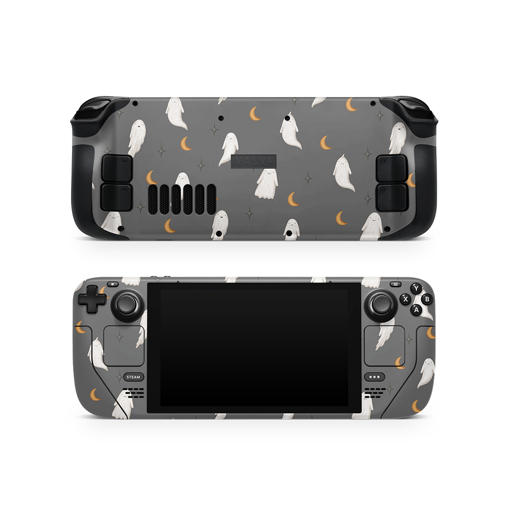 Haunting Wisps Grey Steam Deck LCD / OLED Skin