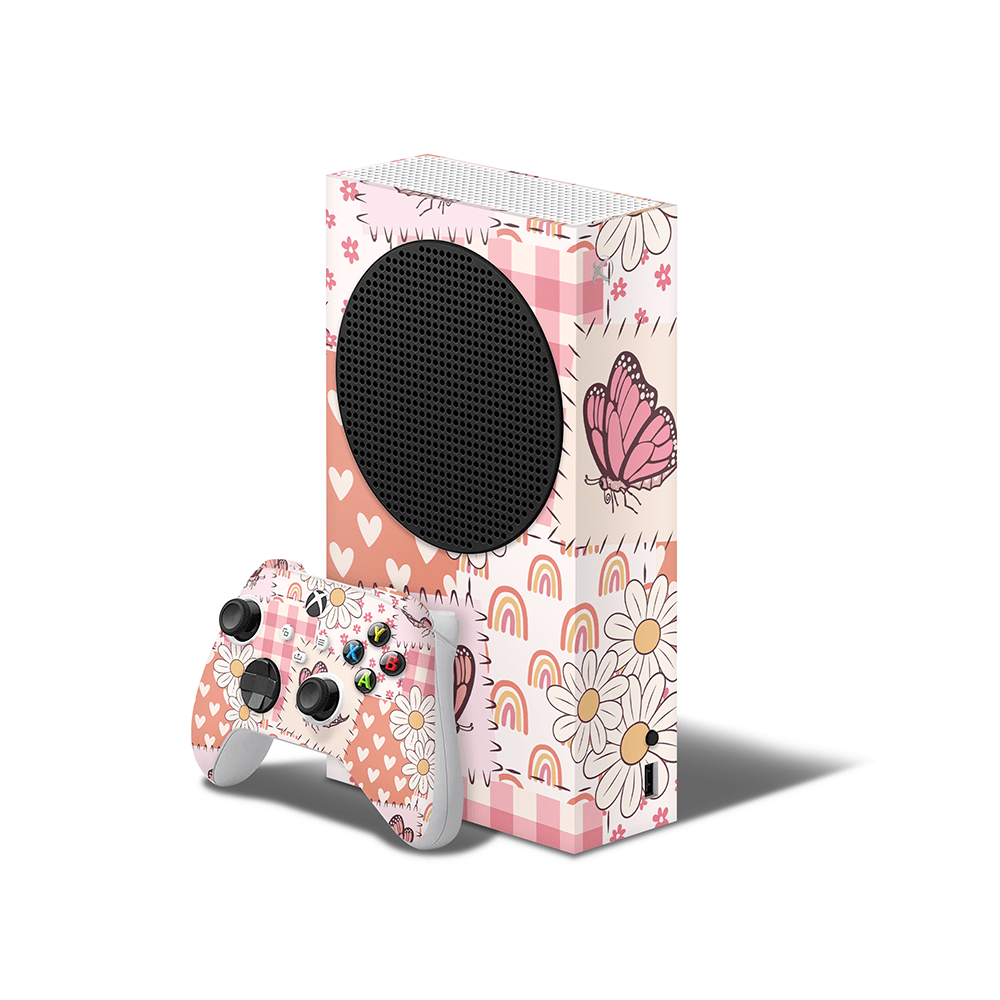 Blush Patchwork Xbox Series S Skin