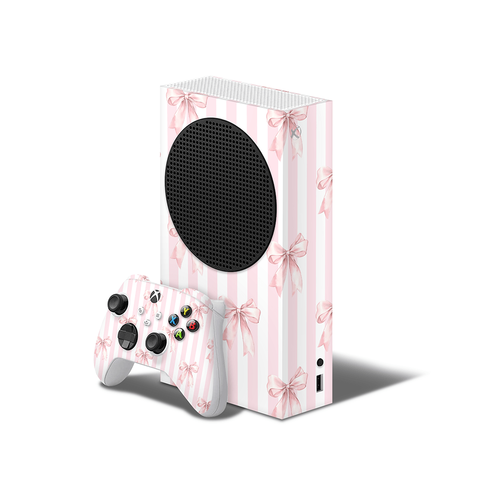 Blush Bows Xbox Series S Skin