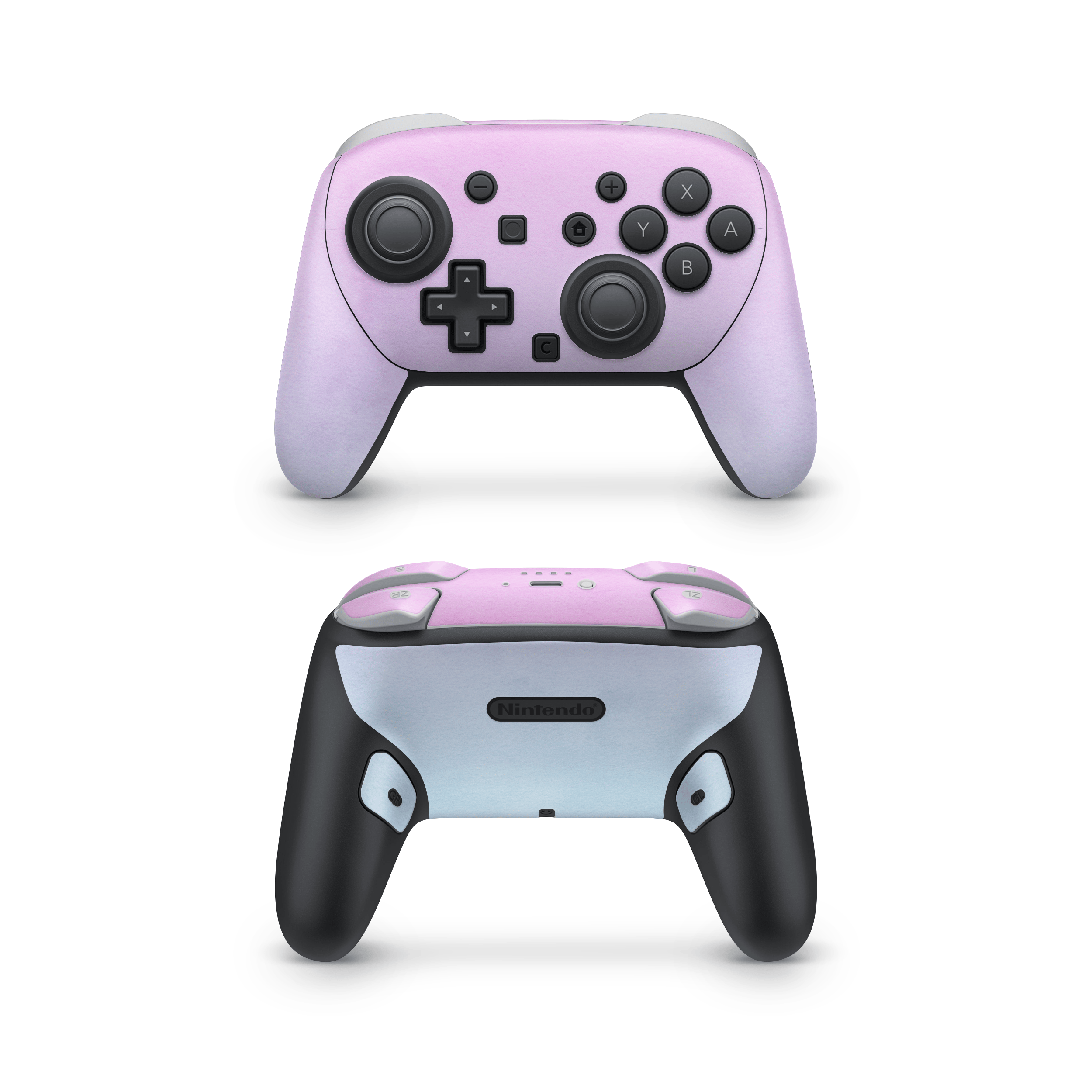 Lavender Mist Nintendo Switch Pro Controller Skins