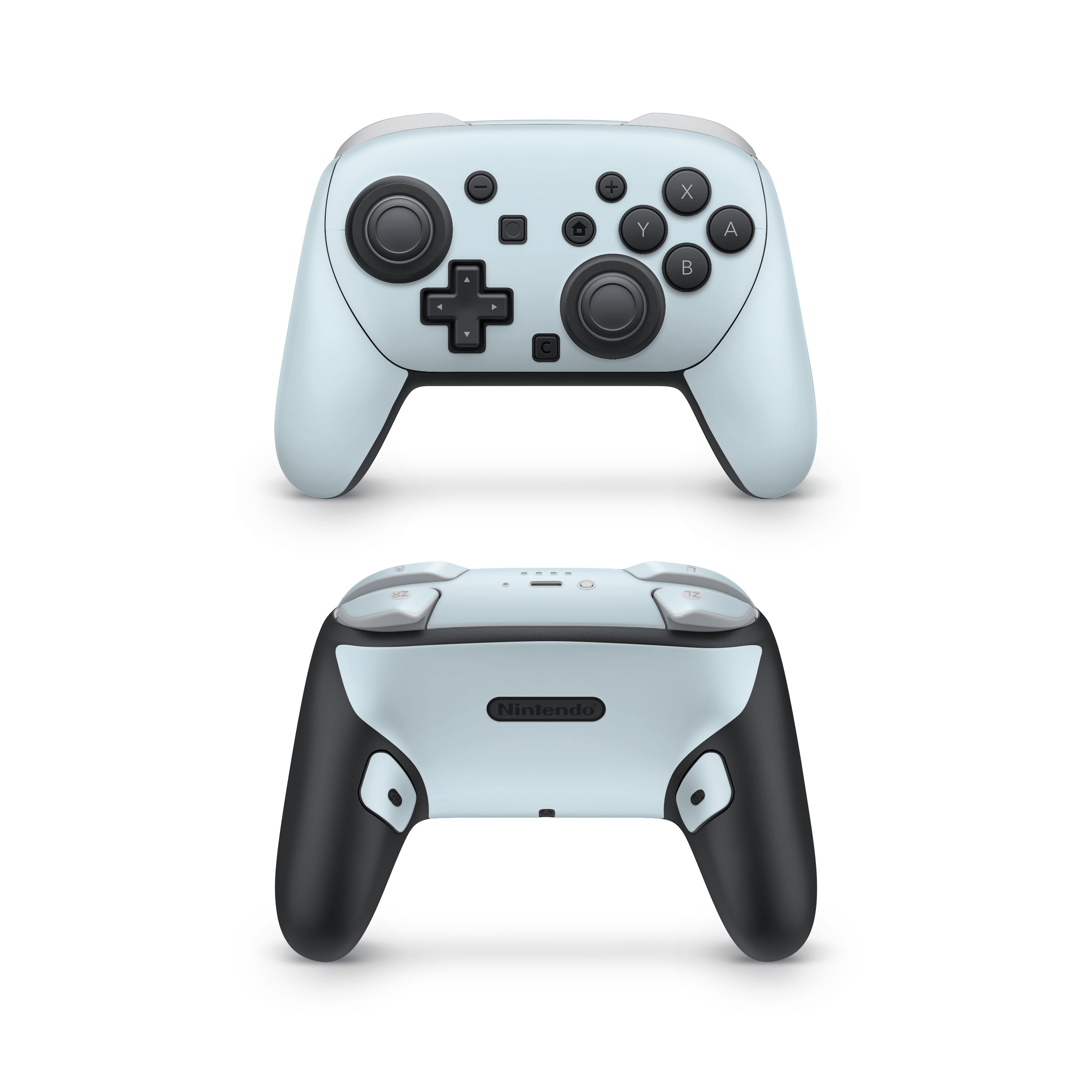 Icy Blue Nintendo Switch Pro Controller Skins