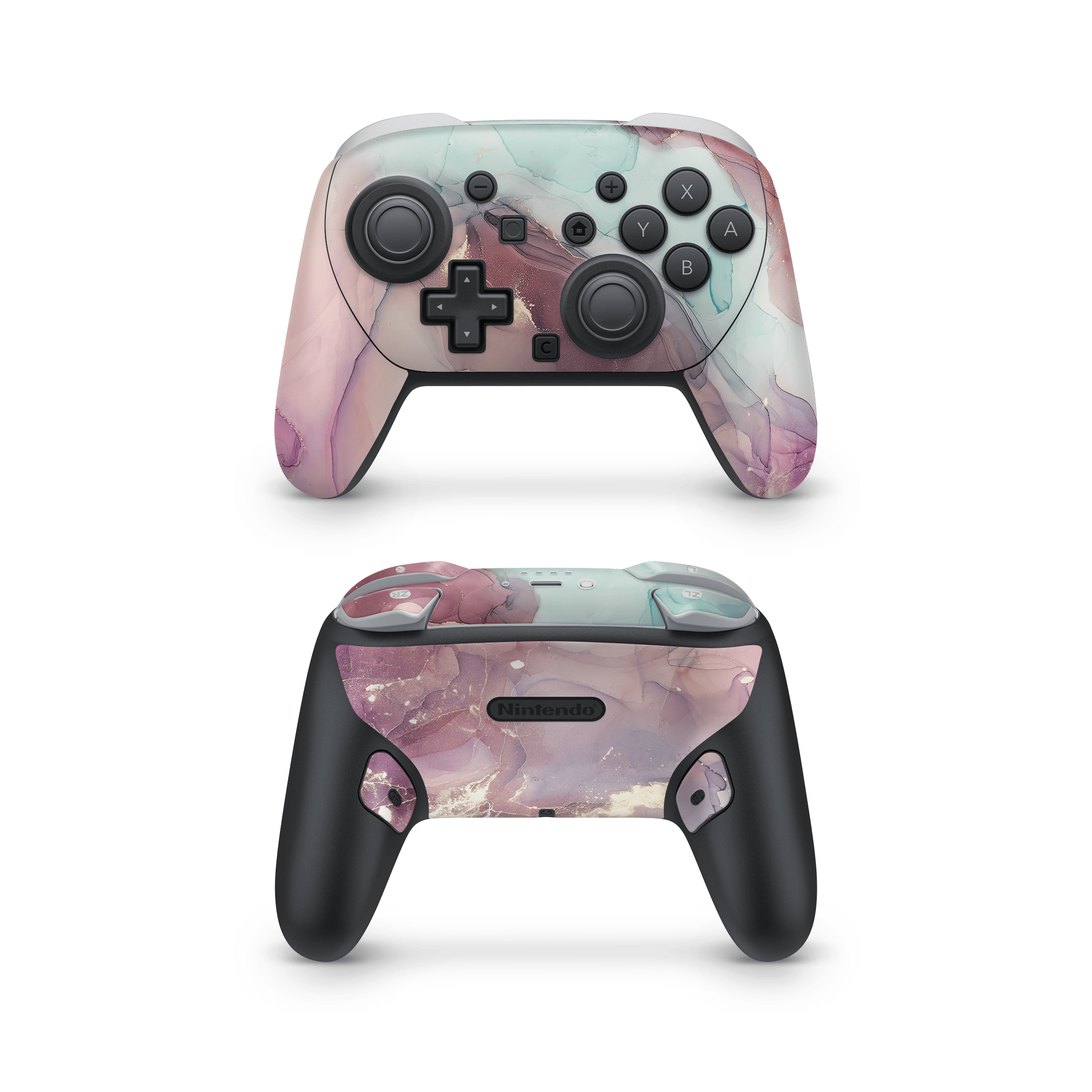 Stained Glass Nintendo Switch Pro Controller Skins