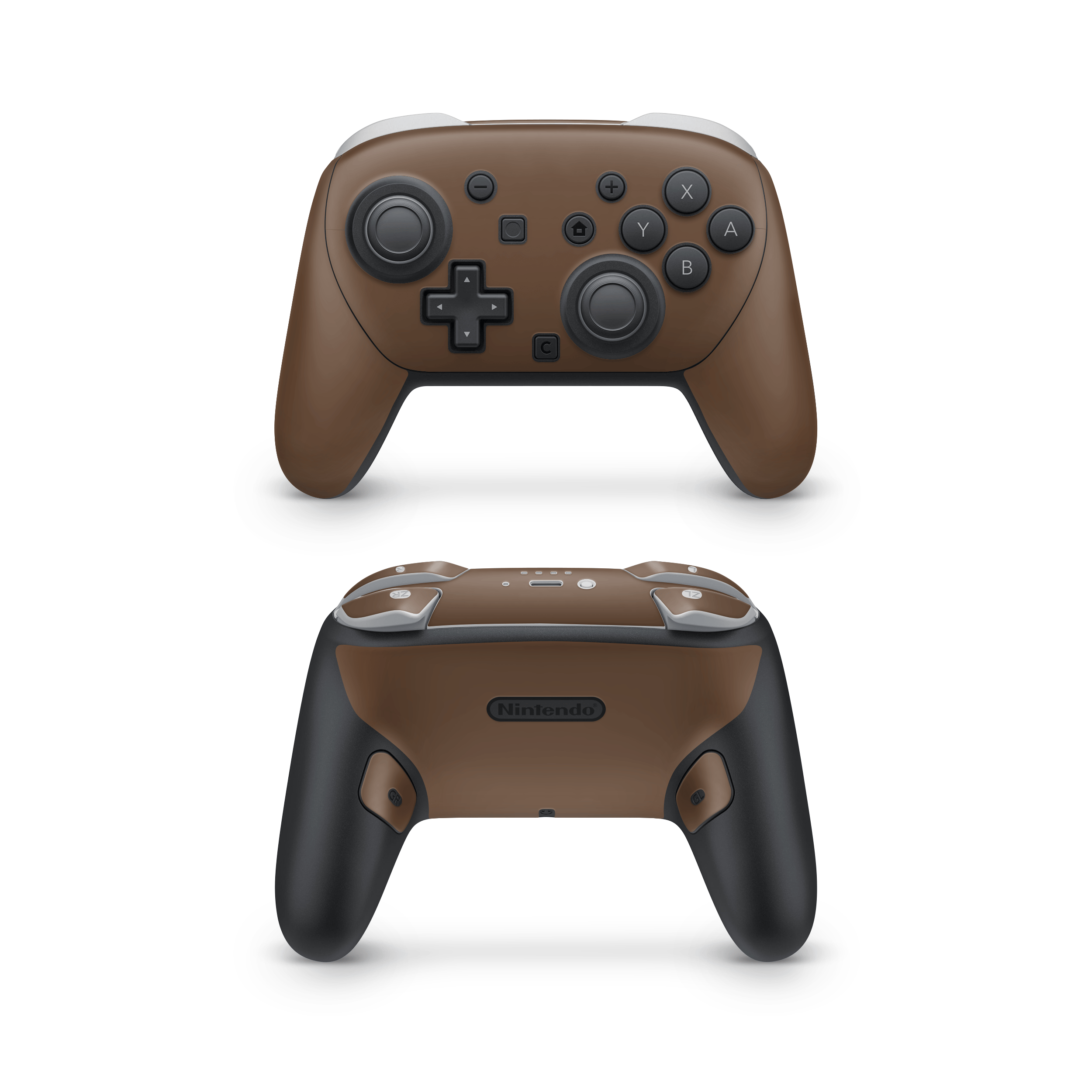 Dark Chocolate Nintendo Switch Pro Controller Skins
