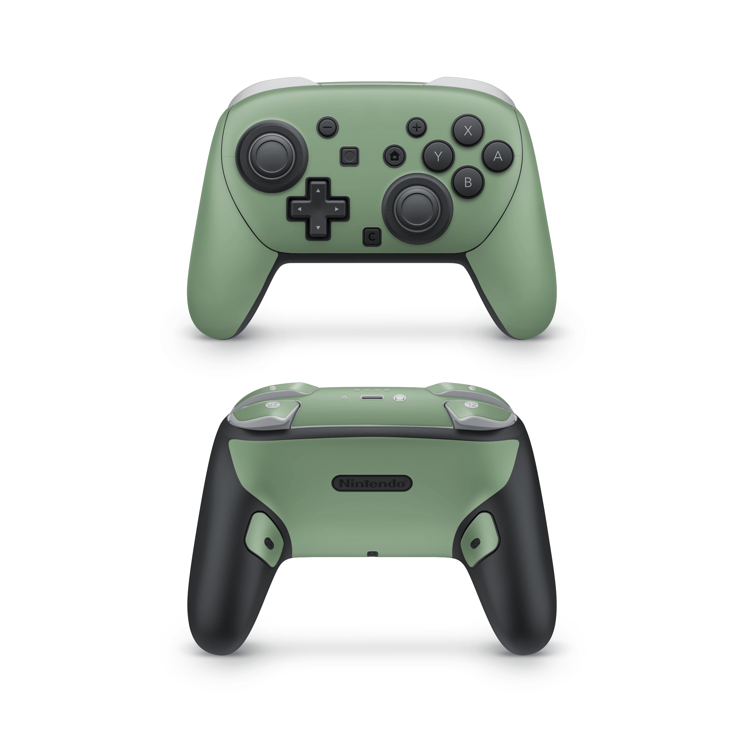 Juniper Green Nintendo Switch Pro Controller Skins