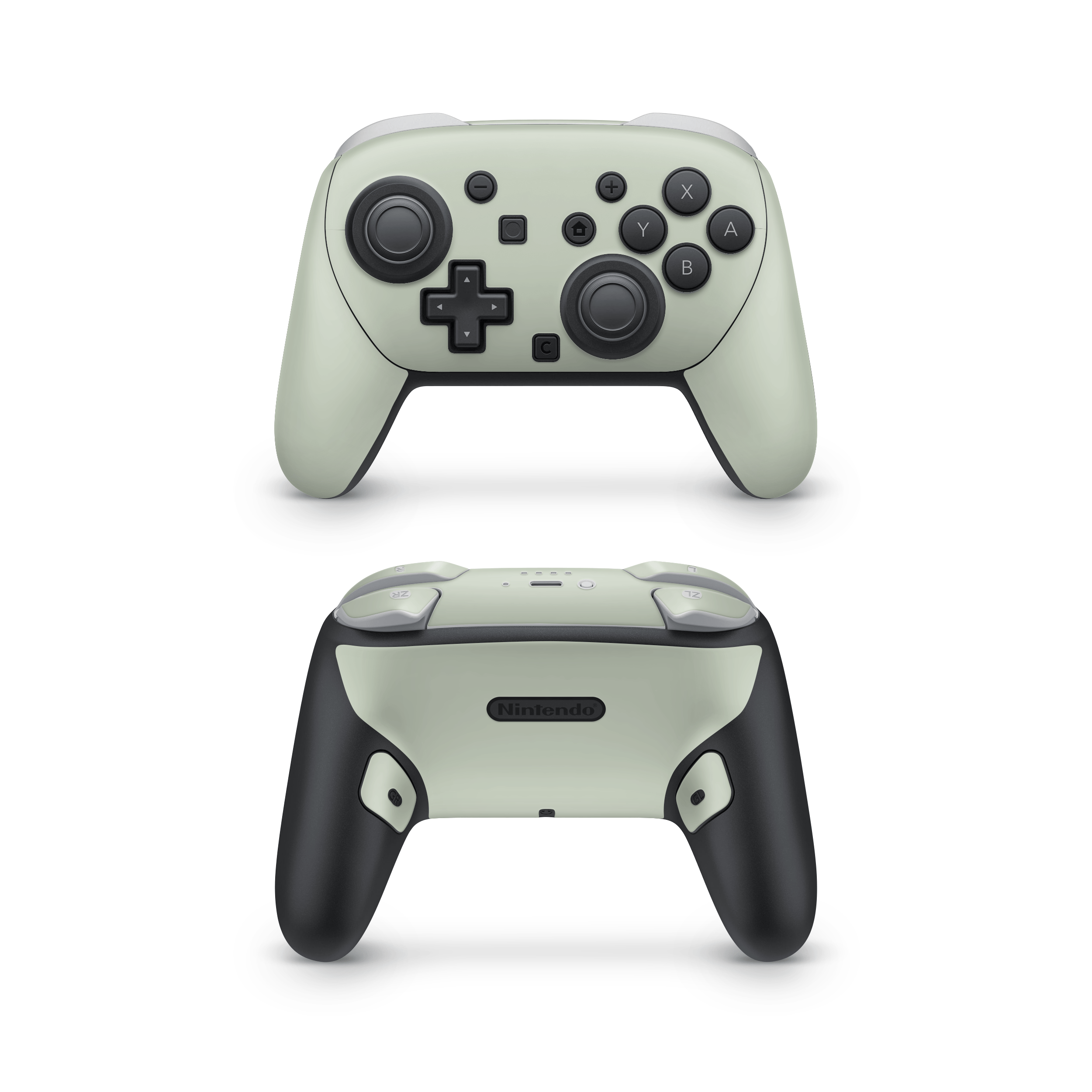Sage Green Nintendo Switch Pro Controller Skins