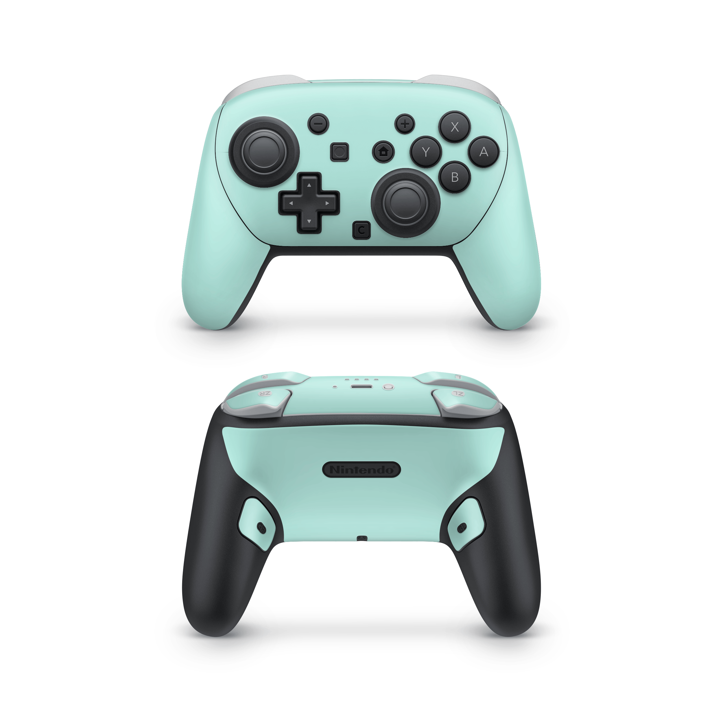 Cool Mint Nintendo Switch Pro Controller Skins