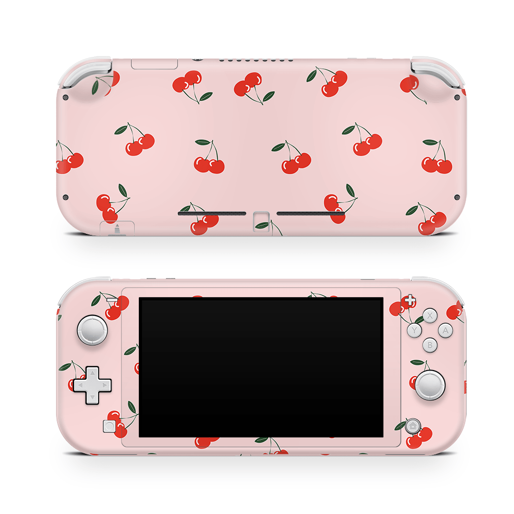 Ruby Cherries Nintendo Switch Lite Skin