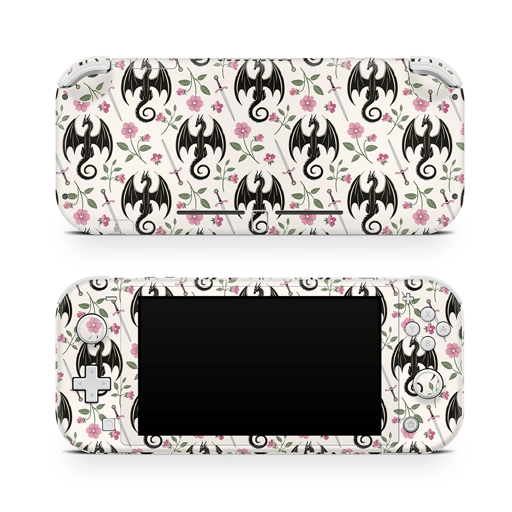 Emberpetal Dragons Nintendo Switch Lite Skin