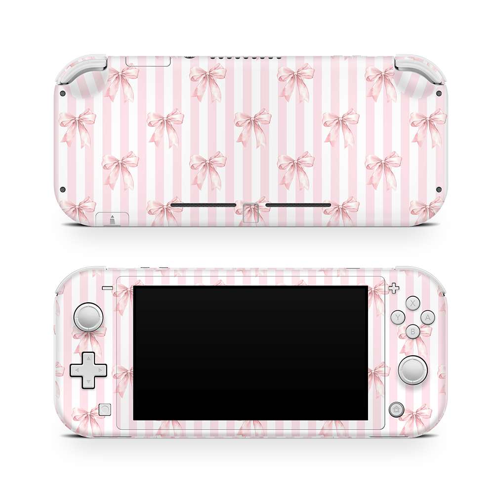 Blush Bows Nintendo Switch Lite Skin
