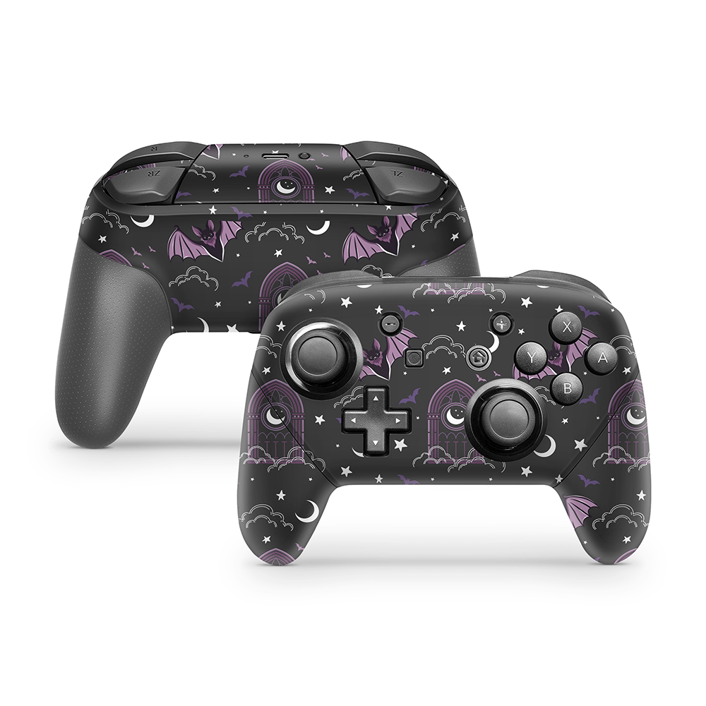 Voilet Night Nintendo Switch Pro Controller Skin