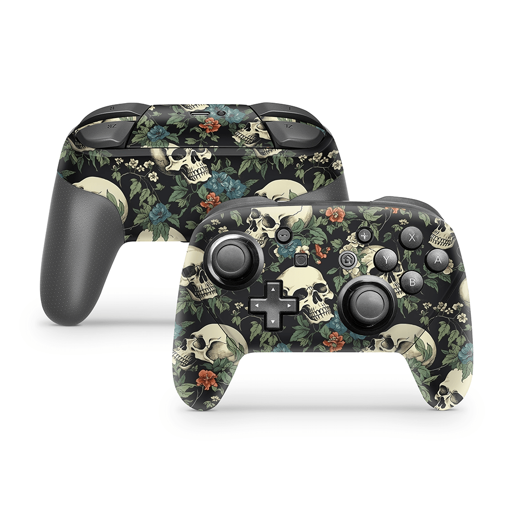 Garden of Skulls Nintendo Switch Pro Controller Skin