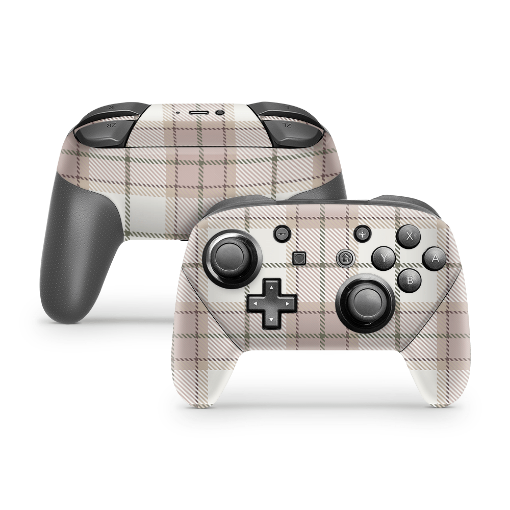 Mauve Linens Nintendo Switch Pro Controller Skin