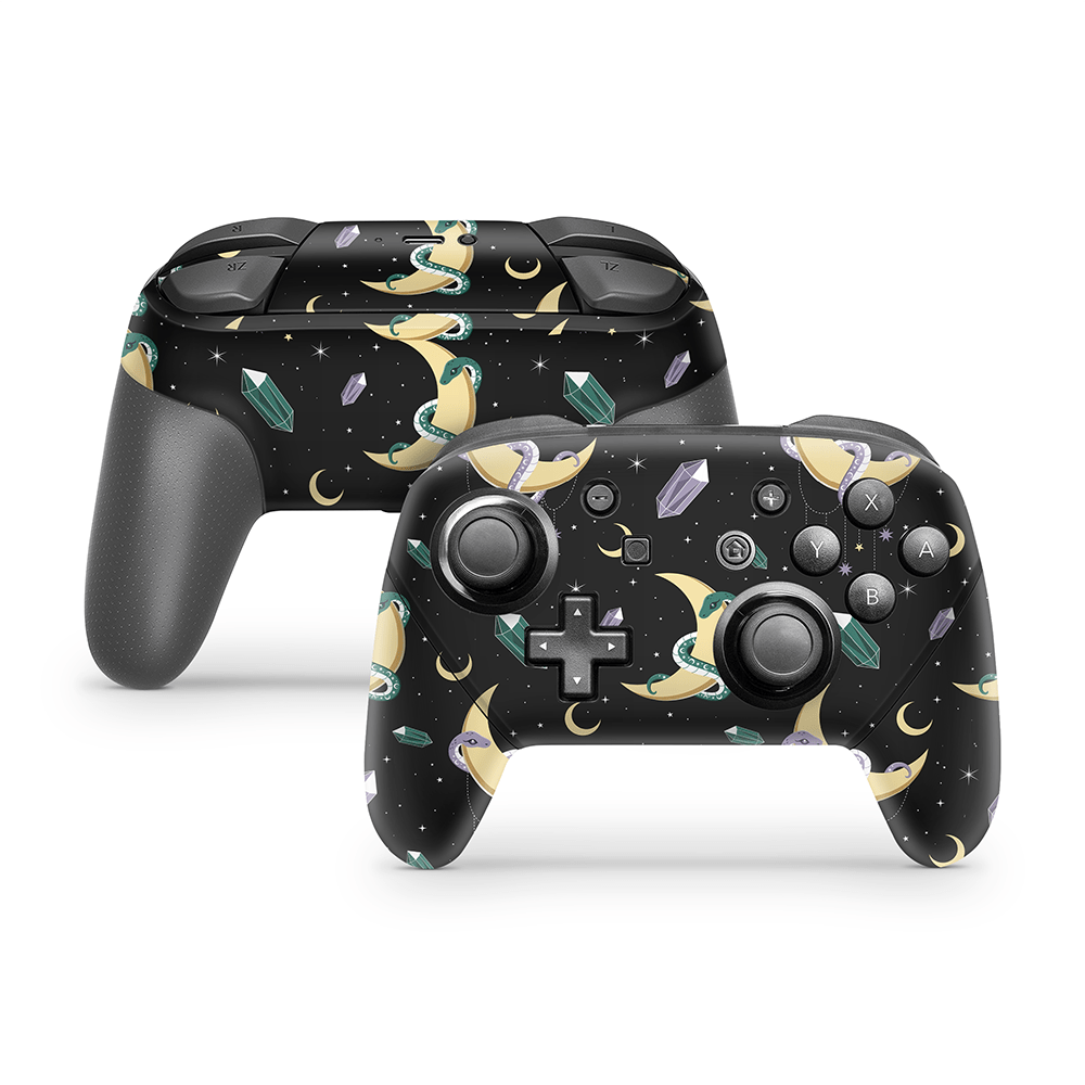 Crystal Viper Nintendo Switch Pro Controller Skin