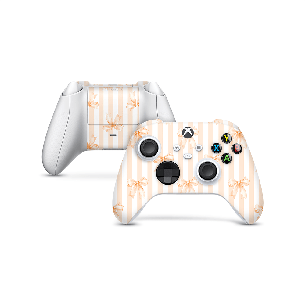 Apricot Bows Xbox Series Controller Skin