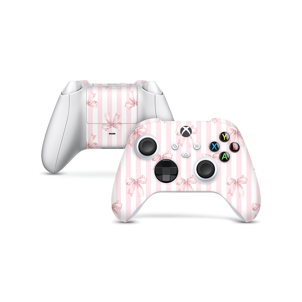 Blush Bows Xbox Series Controller Skin