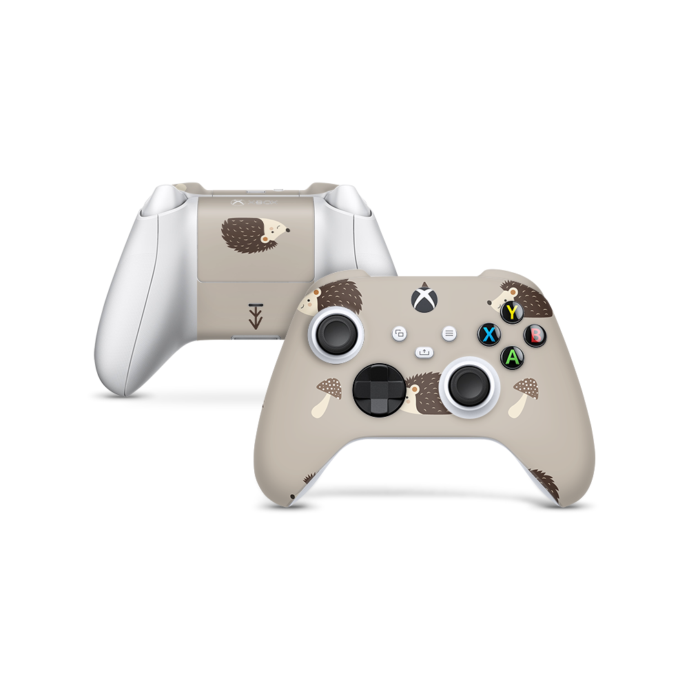 Woodsy Hedgehogs Xbox Series Controller Skin