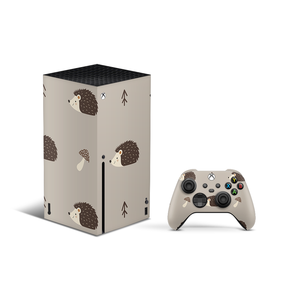 Woodsy Hedgehogs Xbox Series X Skin