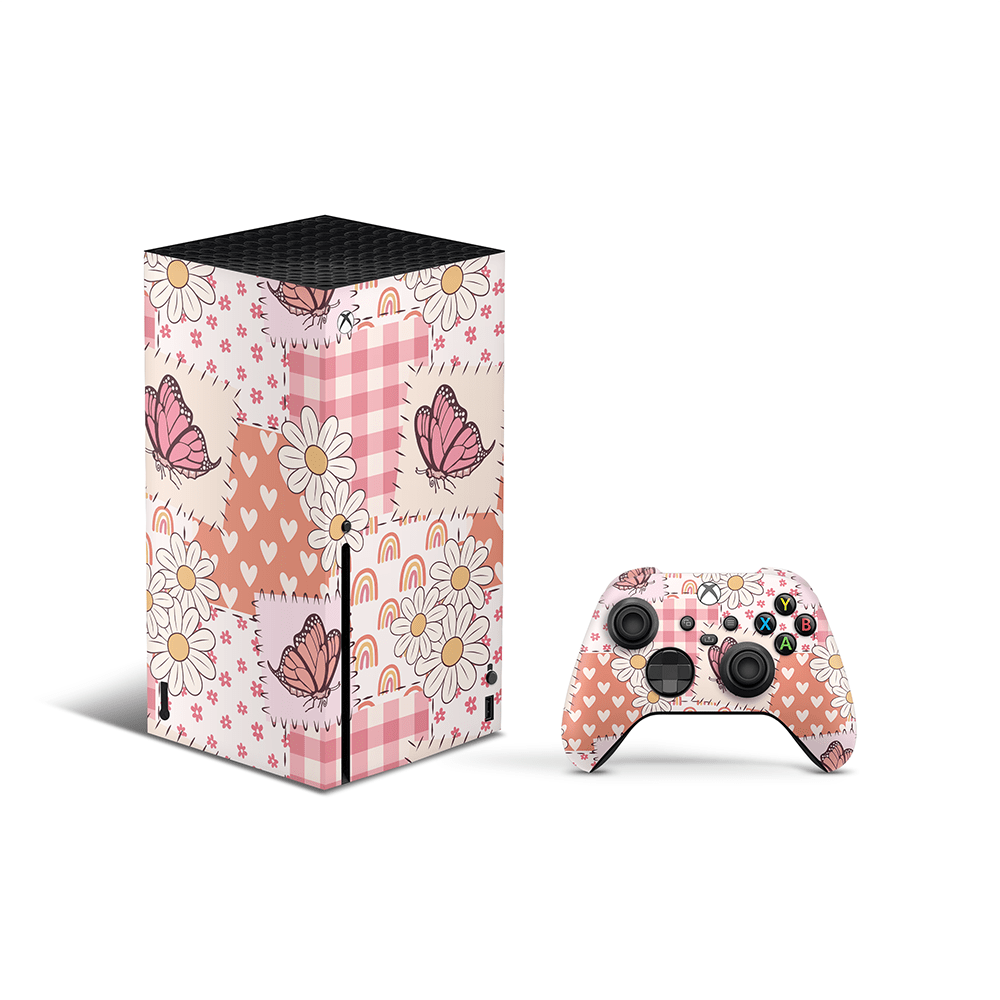 Blush Patchwork Xbox Series X Skin