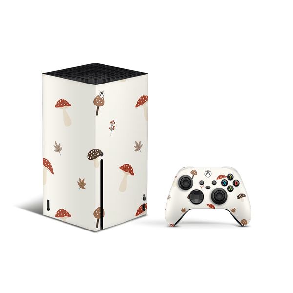 Fall Theme Xbox Autumn Mushies Xbox Series X Decal Skin