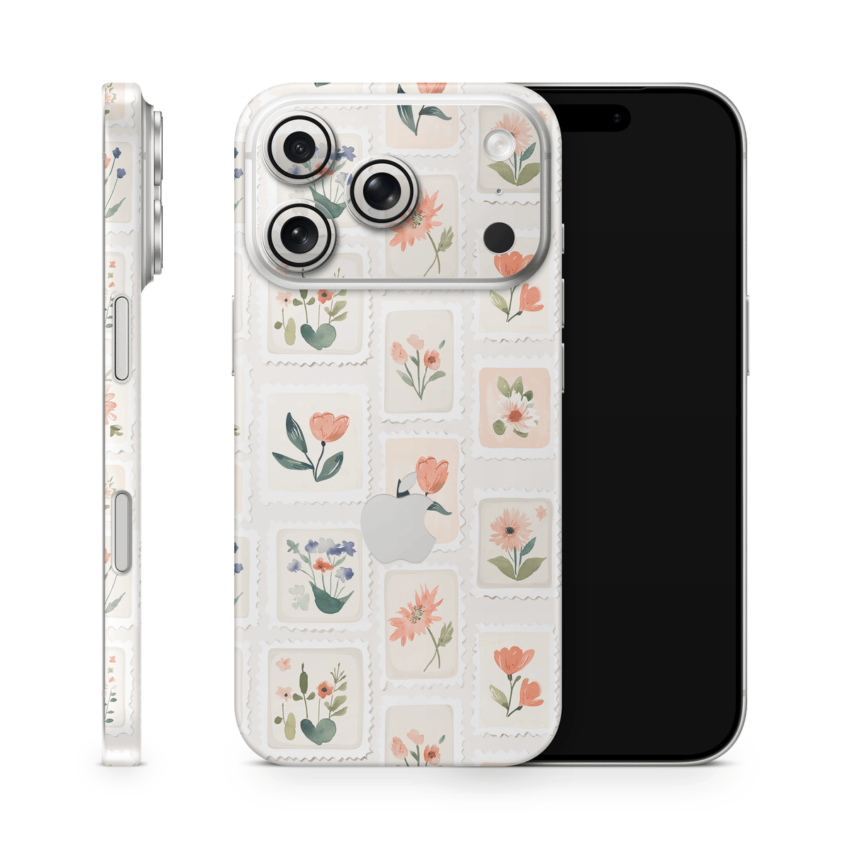 Garden Flower Stamps iPhone skin