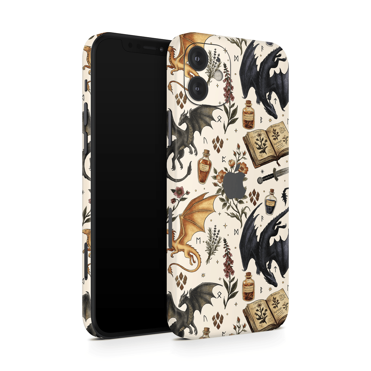 Gilded Dragons Apple iPhone Decal Skins
