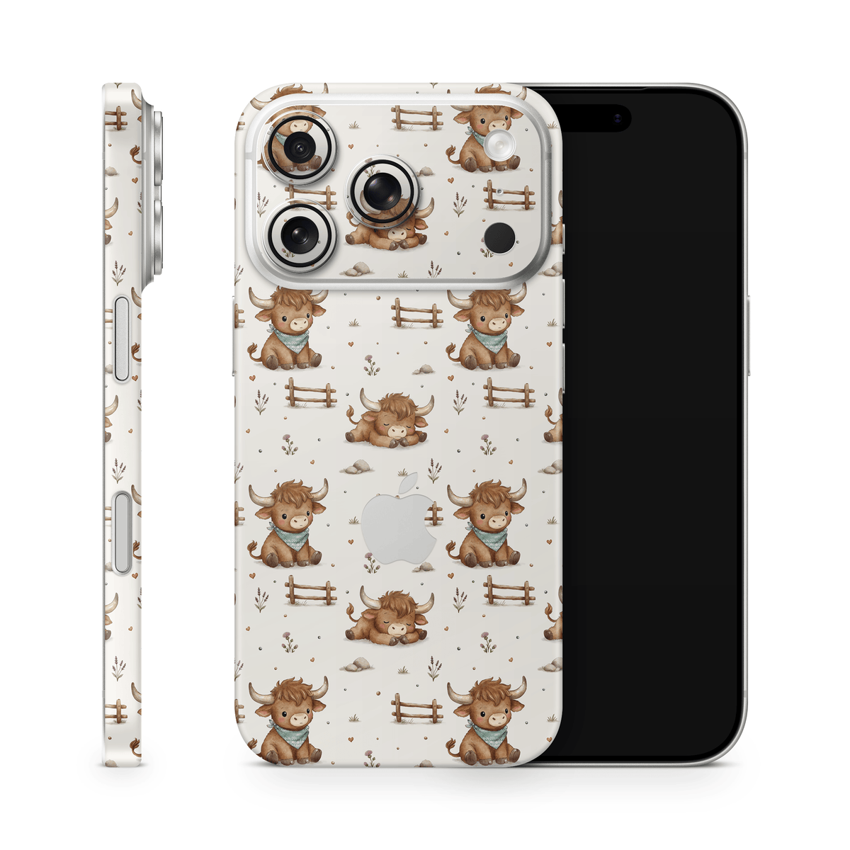 Highland Cows iPhone skin