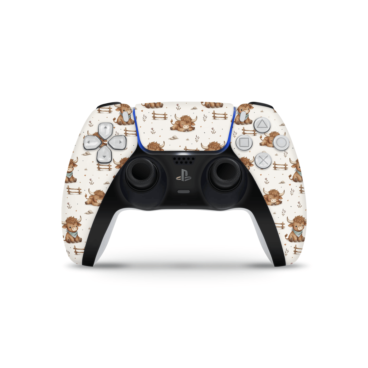 Highland Cows PS5 Controller skin