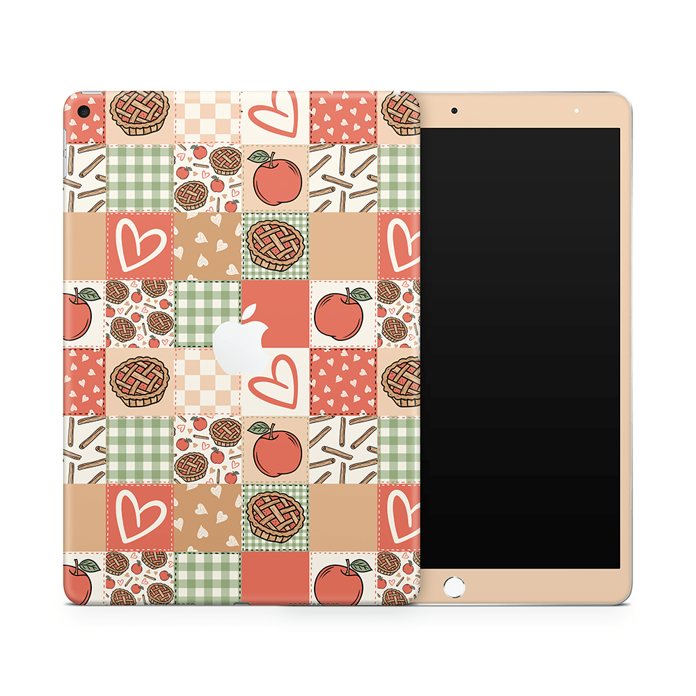 Cozy Pie Patchwork Apple iPad Skins