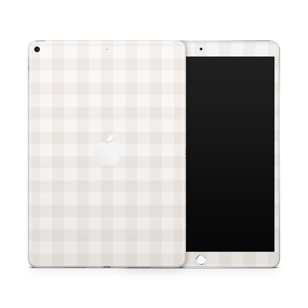 Beige Linen Apple iPad Skins