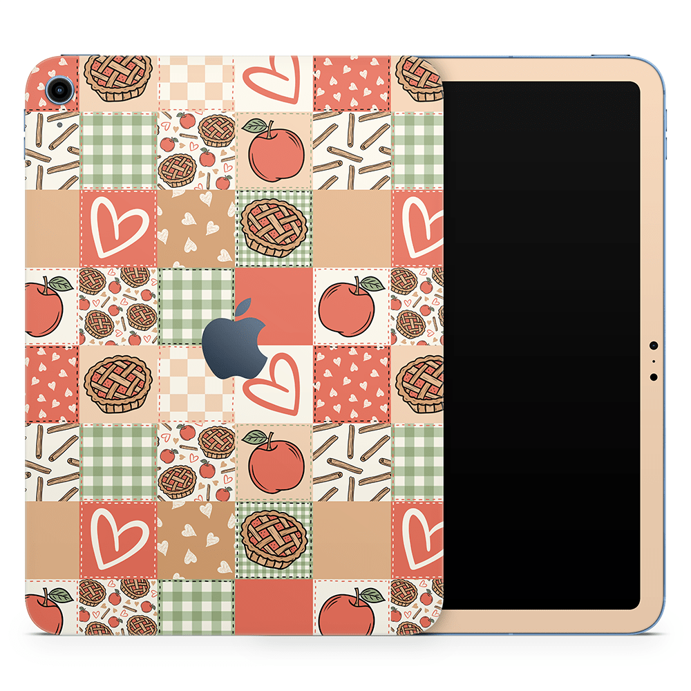 Cozy Pie Patchwork Apple iPad Skins