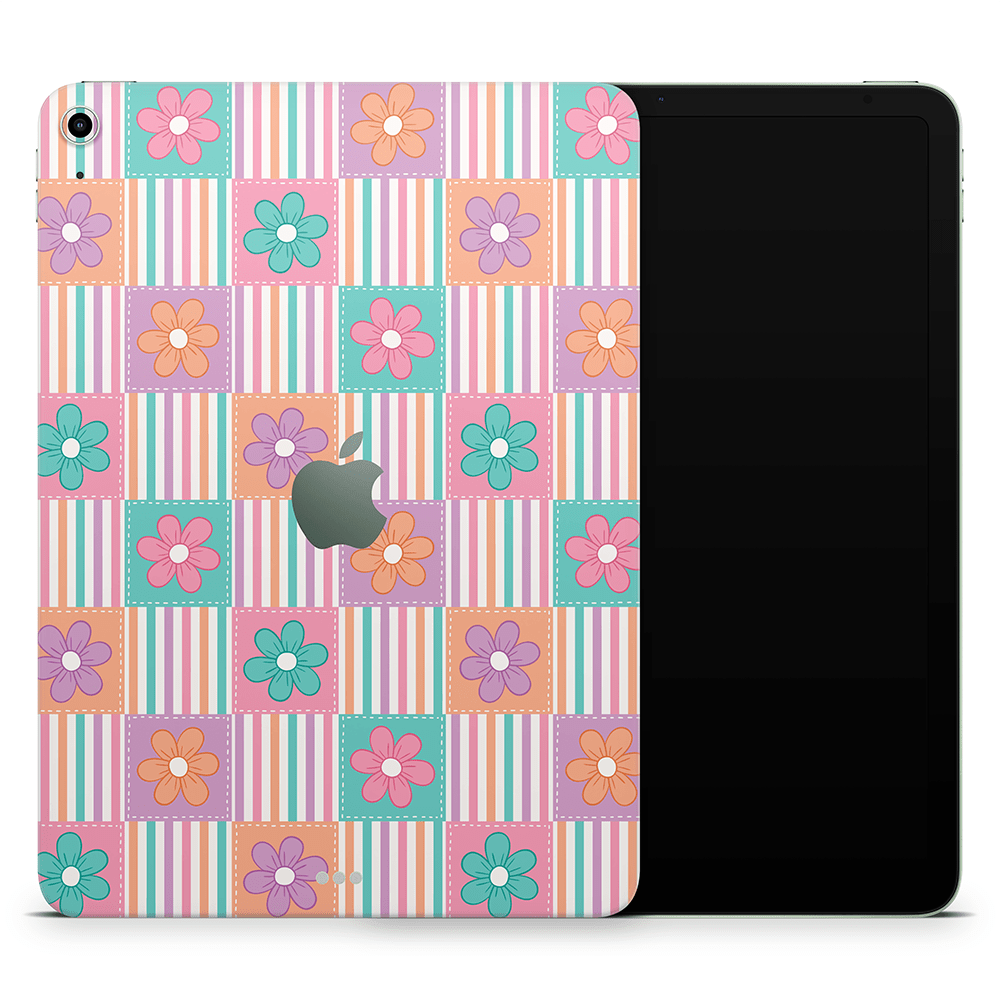 Daisy Patchwork Apple iPad Air Skins