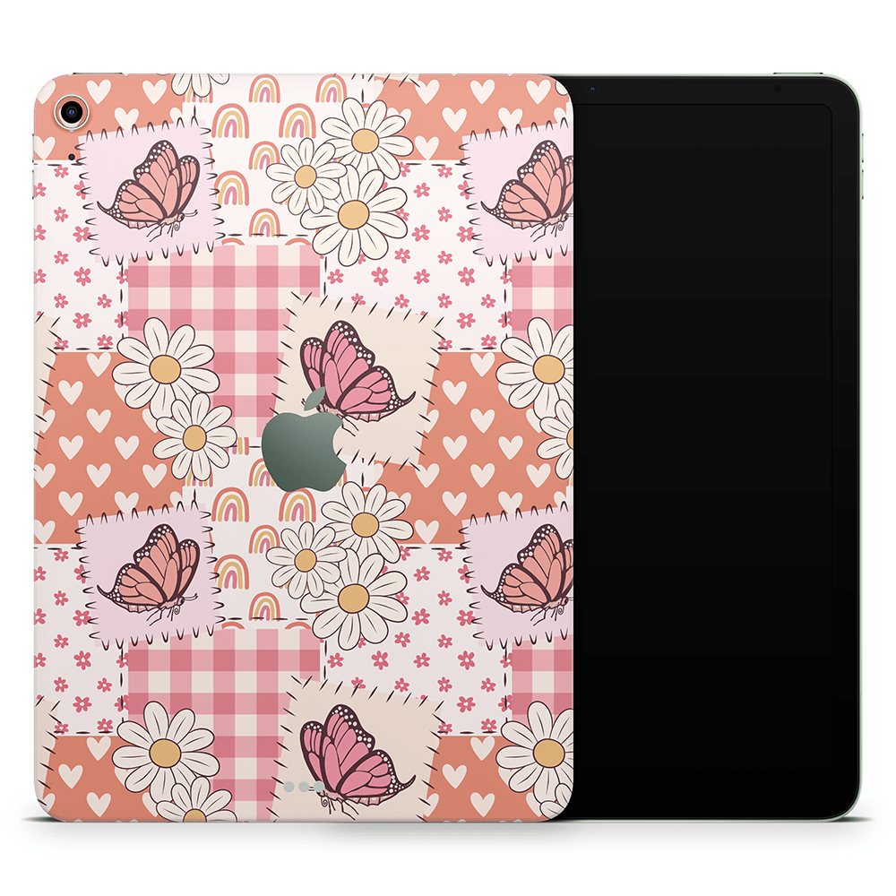 Blush Patchwork Apple iPad Air Skins