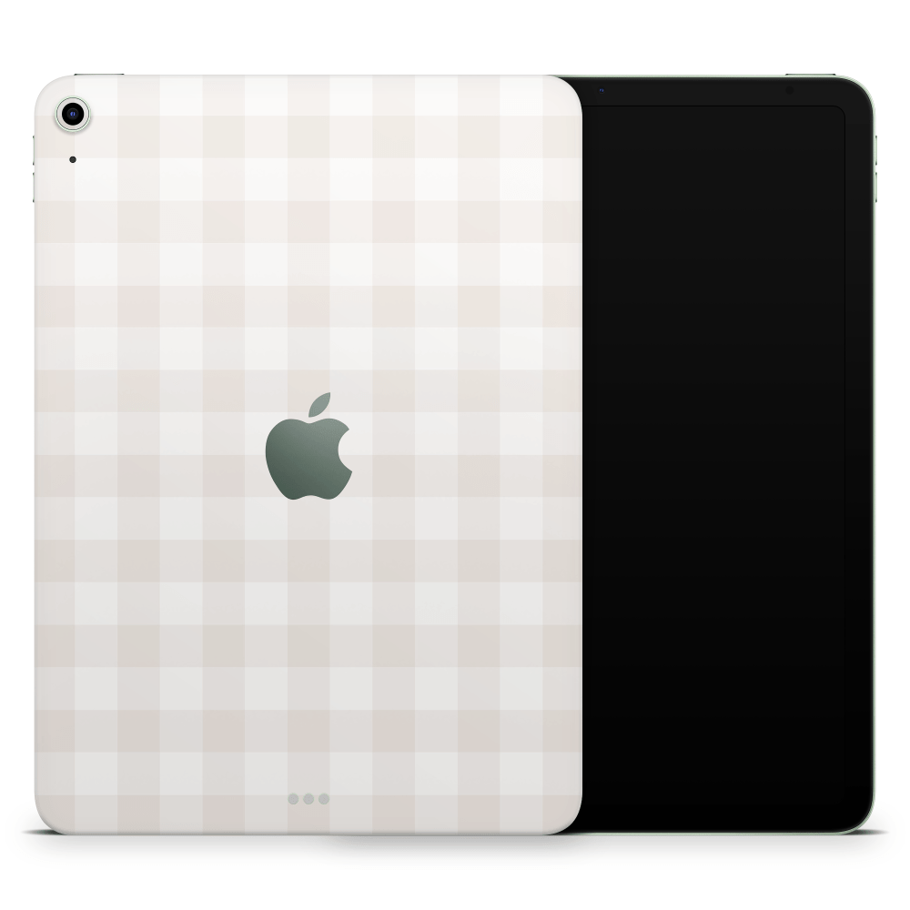 Beige Linen Apple iPad Air Skin