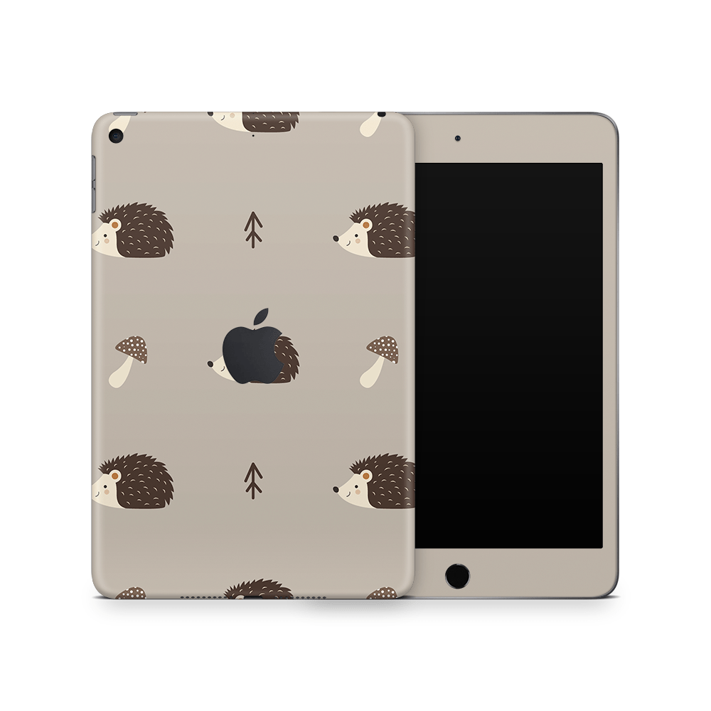 Woodsy Hedgehogs Apple iPad Mini Skins