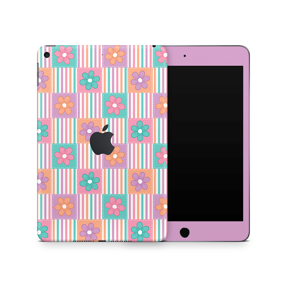 Daisy Patchwork Apple iPad Mini Skins