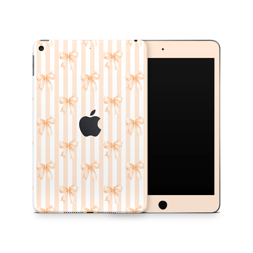 Apricot Bows Apple iPad Mini Skins