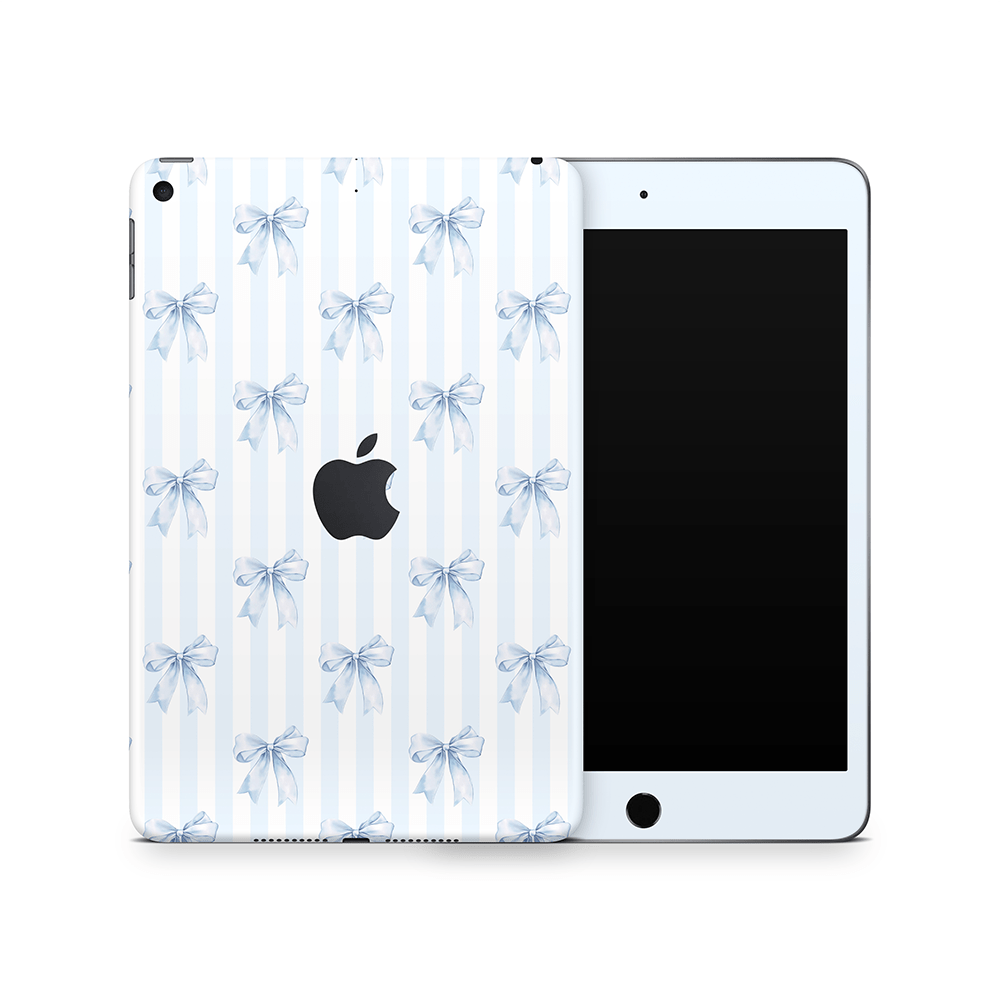 Sky Blue Bows Apple iPad Mini Skins