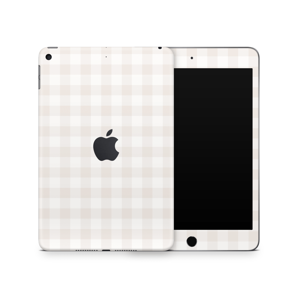Beige Linen Apple iPad Mini Skin