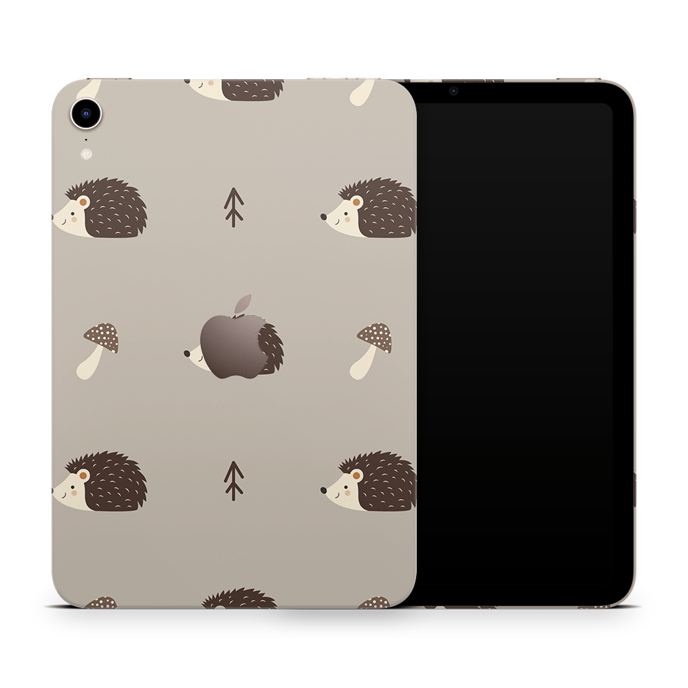 Woodsy Hedgehogs Apple iPad Mini Skins