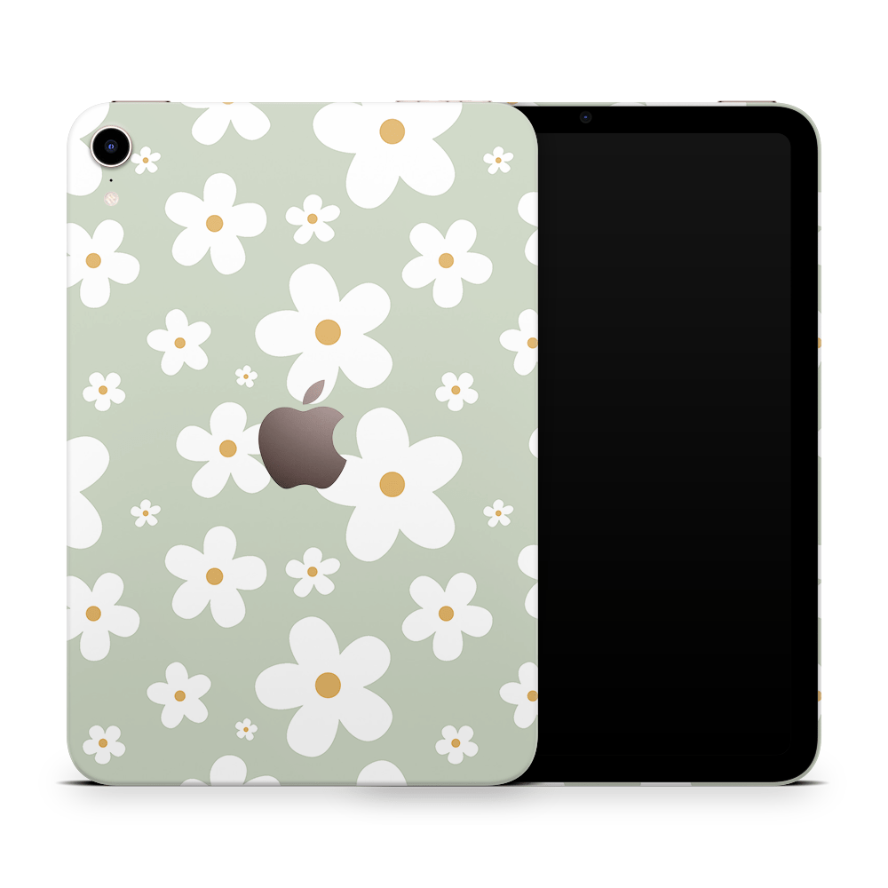 Sage Daisies Apple iPad Mini Skin